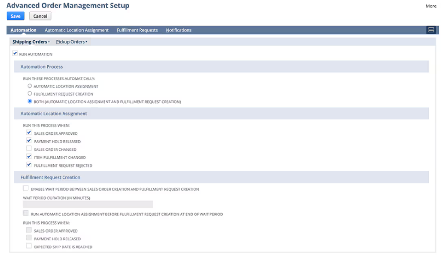 Advanced Order Setup in NetSuite