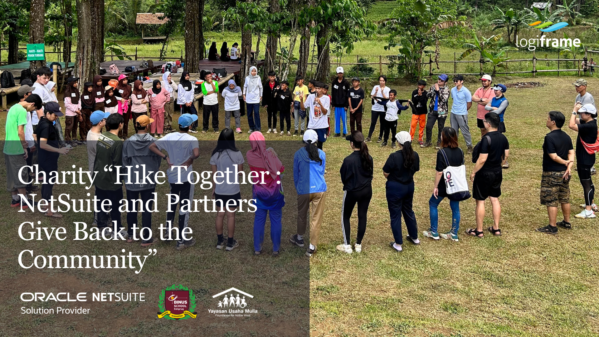 Charity “Hike Together _ NetSuite and Partners Give Back to the Community”