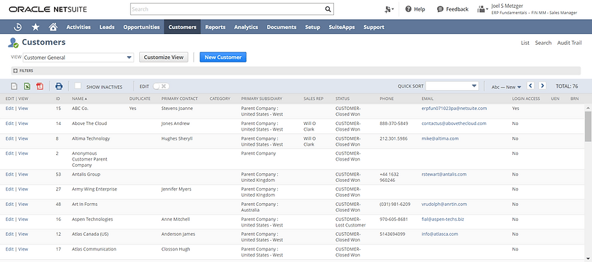 Customer Acquisition and Retention NetSuite 2