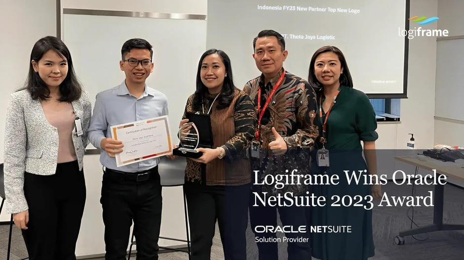 Logiframe Wins Oracle NetSuite 2023 Award