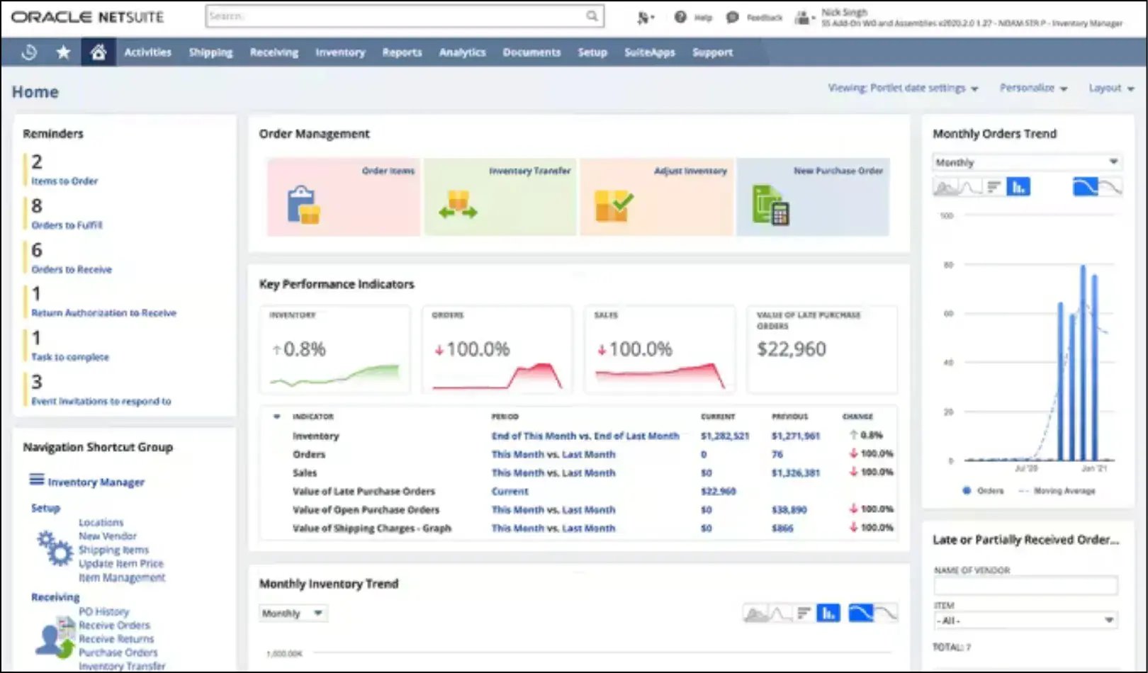 NetSuite ERP Features - Order Management