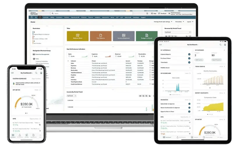 NetSuite On Various Devices