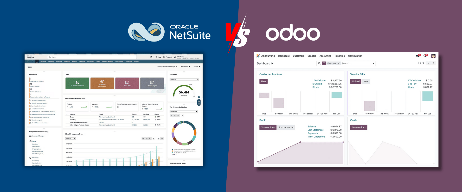 NetSuite VS Odoo