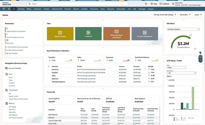 New NetSuite ERP Features - Accounting