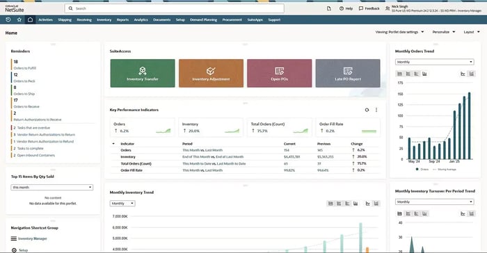 New NetSuite ERP Features - Order Management