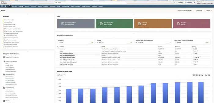 New NetSuite ERP Features Supply Chain Management