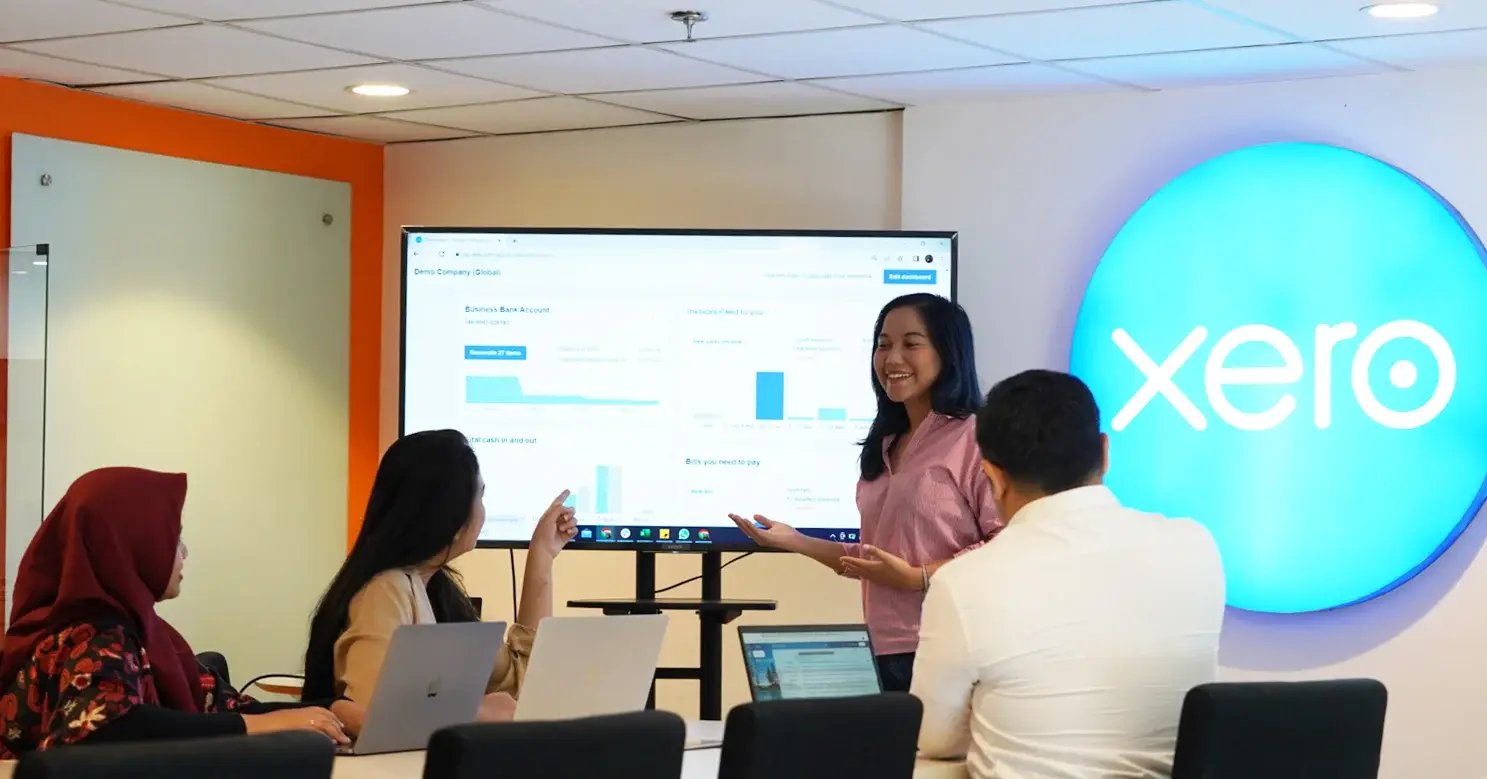 Our Xero consultants presenting Xero solution to our clients