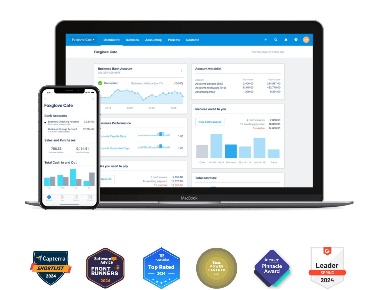 Xero Laptop with Awards (4)