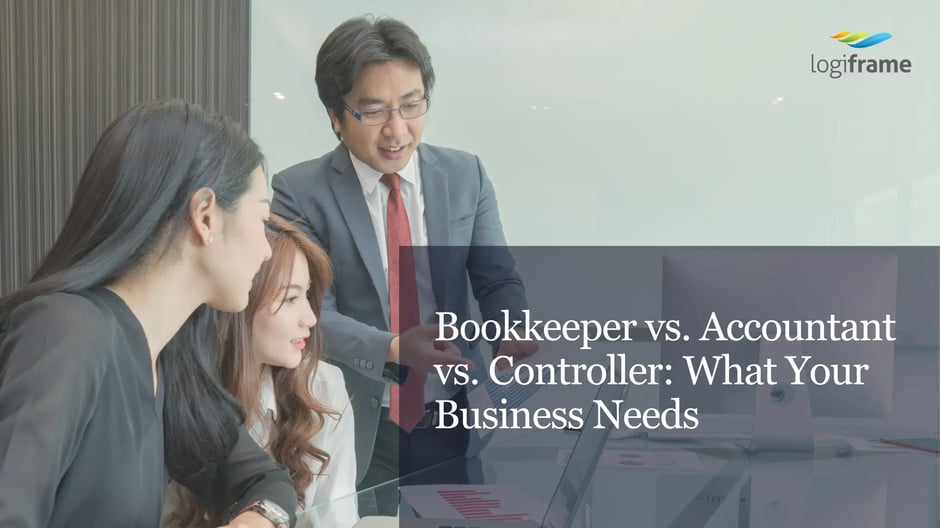 bookkeeper vs accountant vs controller