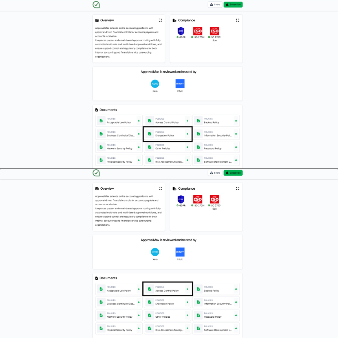 Advanced Security Features in ApprovalMax