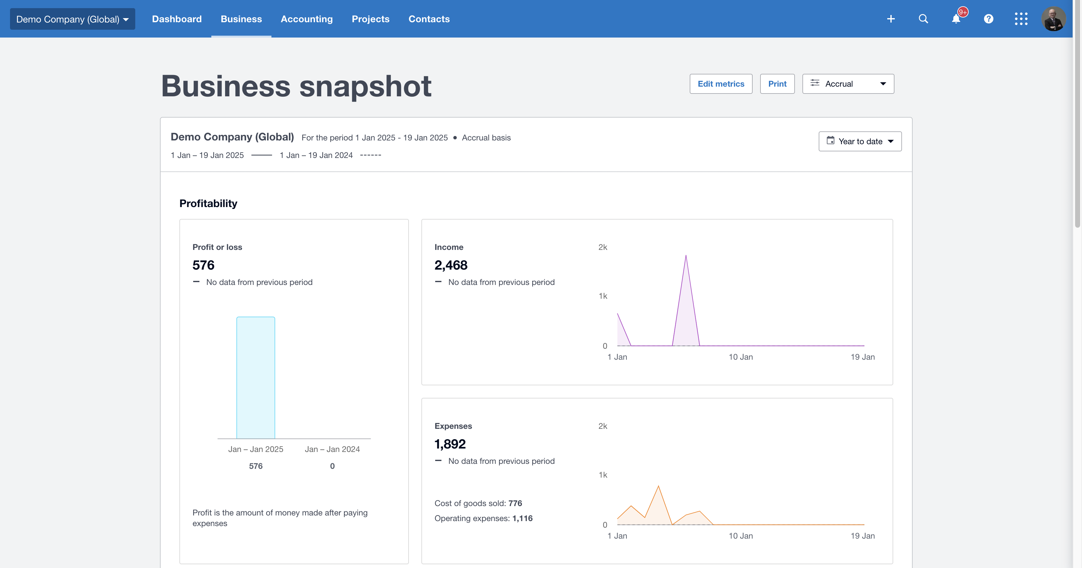 Real-Time Financial Insights in Xero